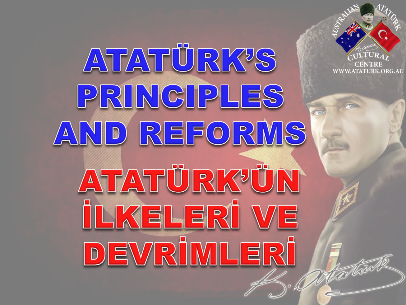 AAKM - Ataturk Principles and Reforms - 1 Title Page