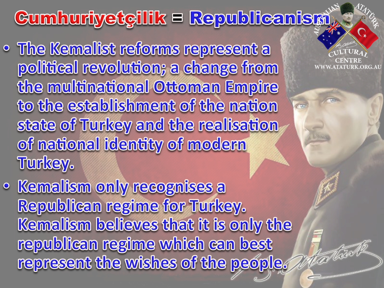 AAKM - Ataturk Principles and Reforms - 3 Republicanism
